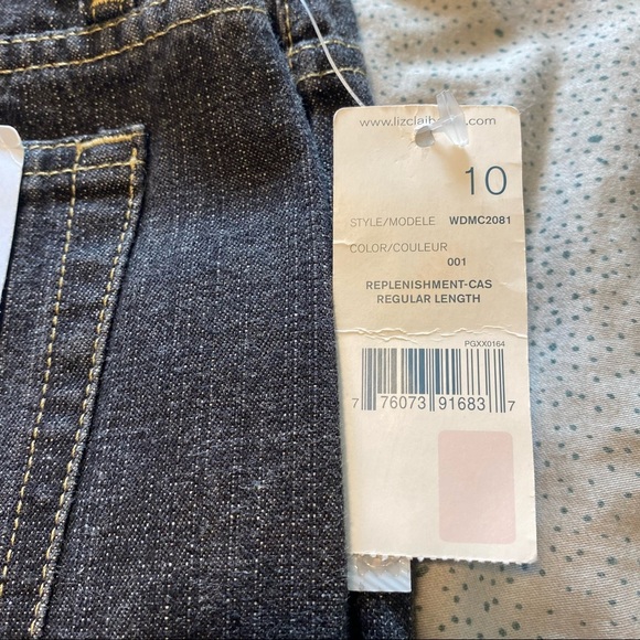 Liz Claiborne Dark Wash Bootcut Jeans - Picture 8 of 13